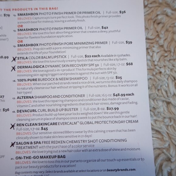 16 Piece Gift Set - Supergoop Sunscreen, Elizabeth Arden, Vince Camuto Fragrance - Picture 4 of 7